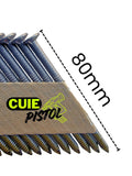 Cuie 2.8x80 striate in banda de hartie la 34 de grade pentru pistoale - bax 2000 buc