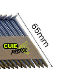 Cuie 2.8x65 striate in banda de hartie la 34 de grade pentru pistoale - bax 3000 buc